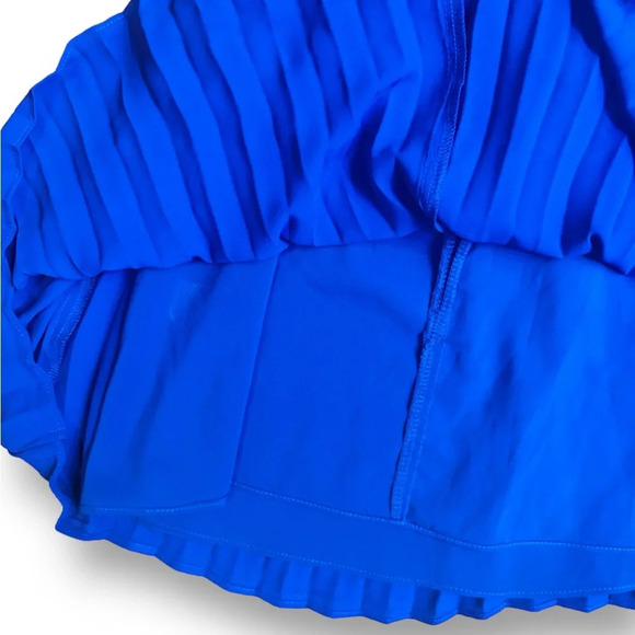 Superdown sharona pleated mini dress Cobalt Blue Size Medium NWOT Revolve - Picture 9 of 13